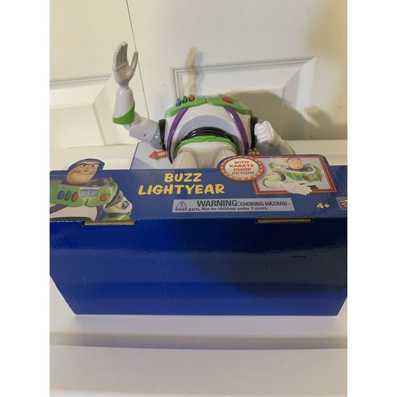 New Buzz Lightyear Toy Story 4 Disney Pixar 12” Chopping‎ Action NWT - Picture 6 of 7